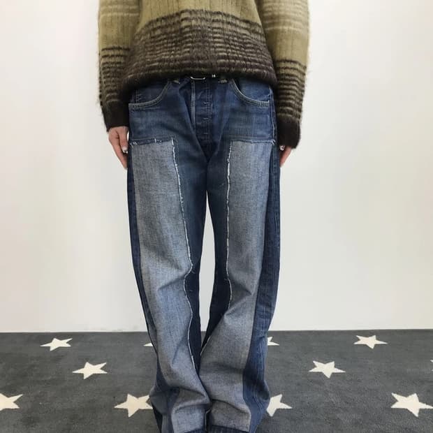 Levi's 501 Rework Panel Denim Jeans