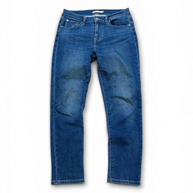 levi’s 중청워싱 로우라이즈 보이프렌드 청바지 데님팬츠
