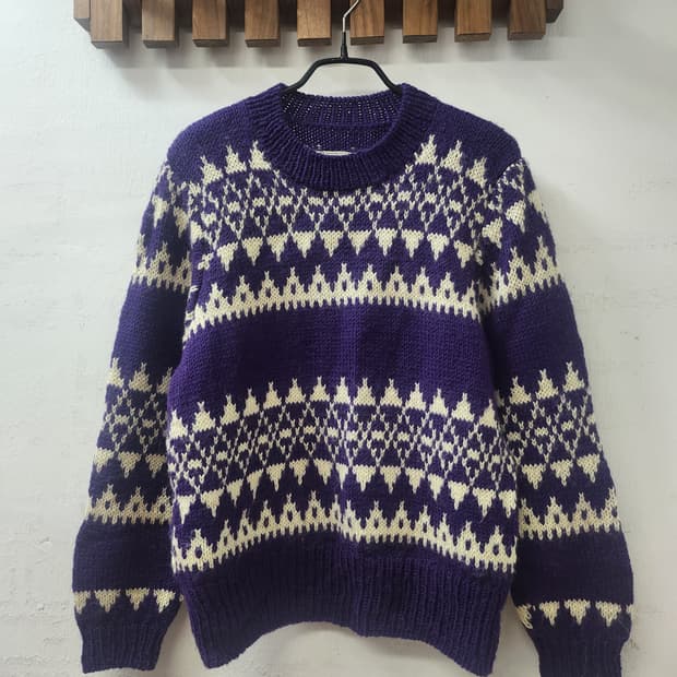 일본빈티지 노르딕니트