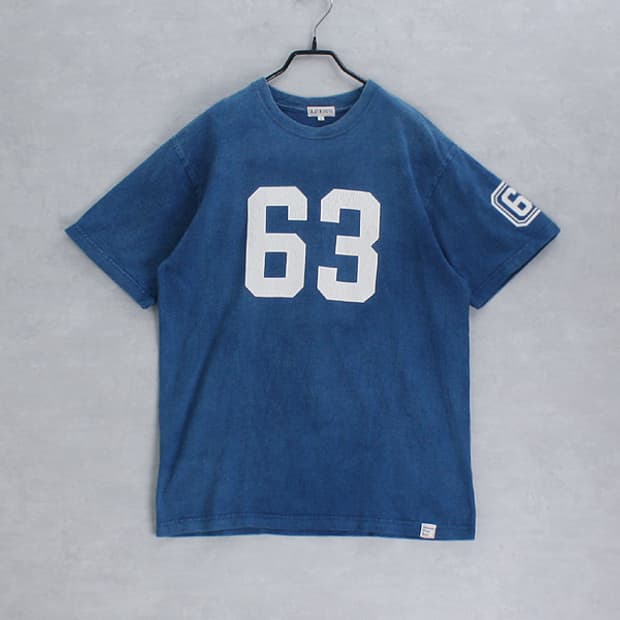 I.P.E by BIG JOHN _ indigo print tee