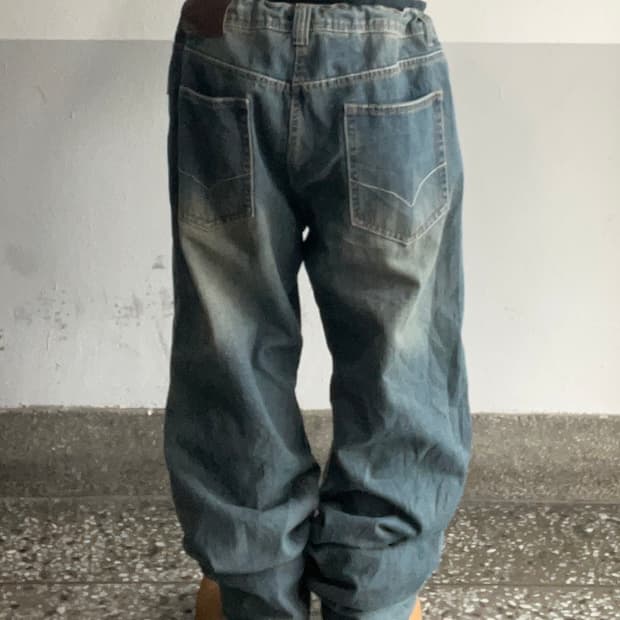 빈티지 워싱 힙합팬츠