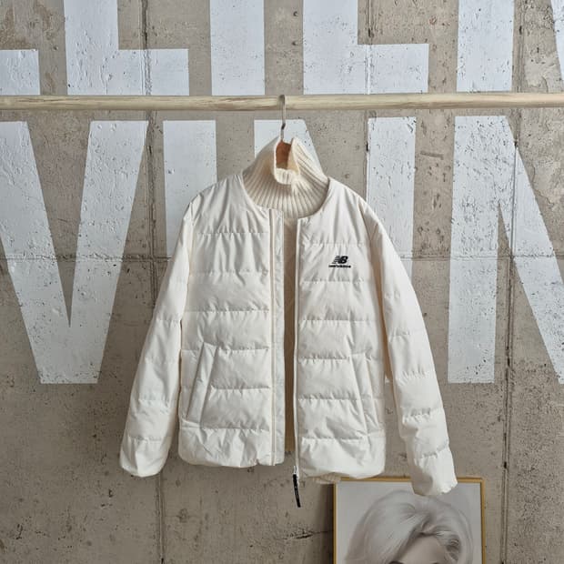 뉴발란스 구스다운 중경량패딩(M