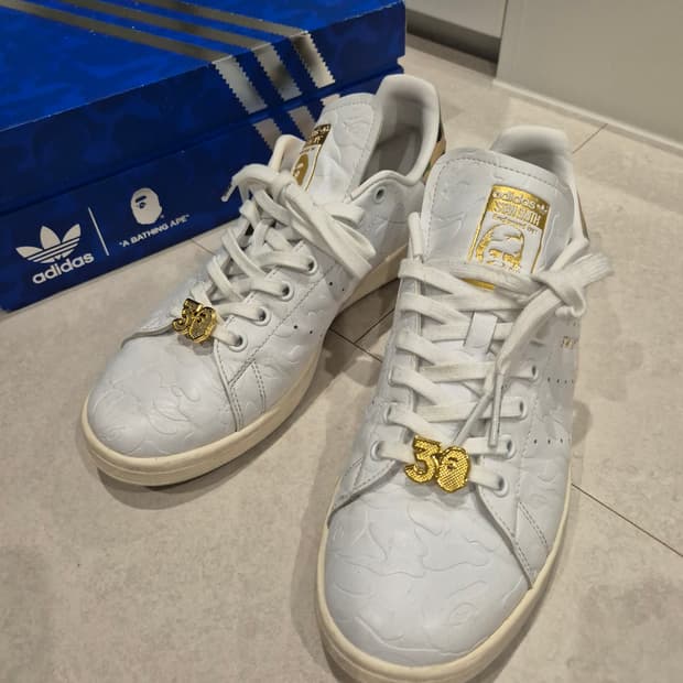 [아디다스 X 베이프] 스탠 스미스 오프 화이트 270