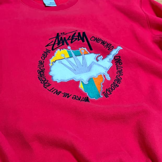 스투시 00s 빅 크라운 스웻셔츠