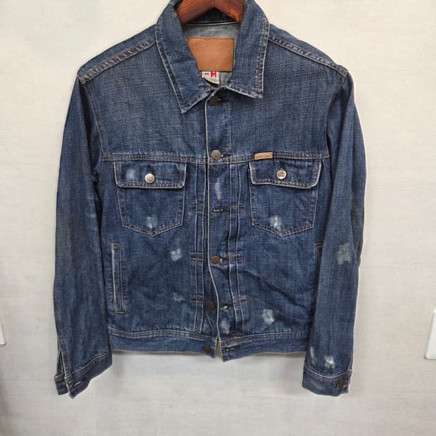 아베크롬비 에즈라피치 빈티지 데님자켓 m