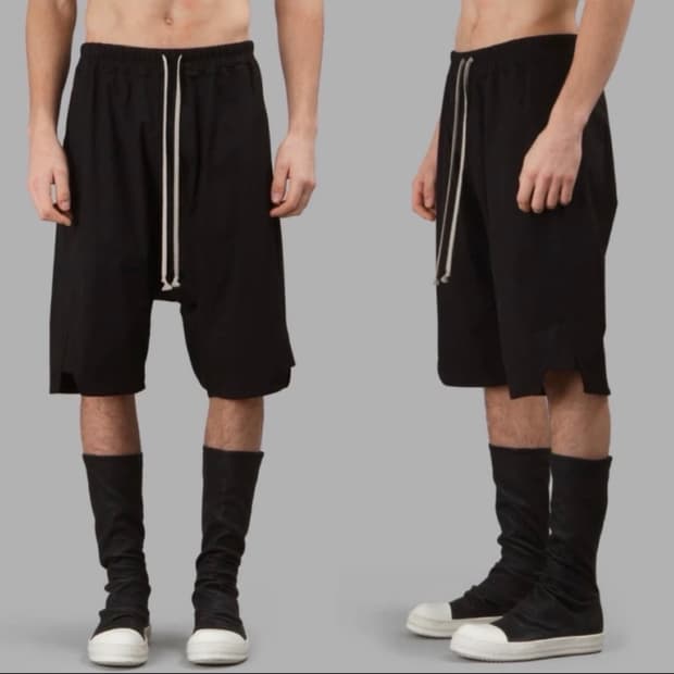 33~35 / 릭오웬스 사루엘 하프팬츠