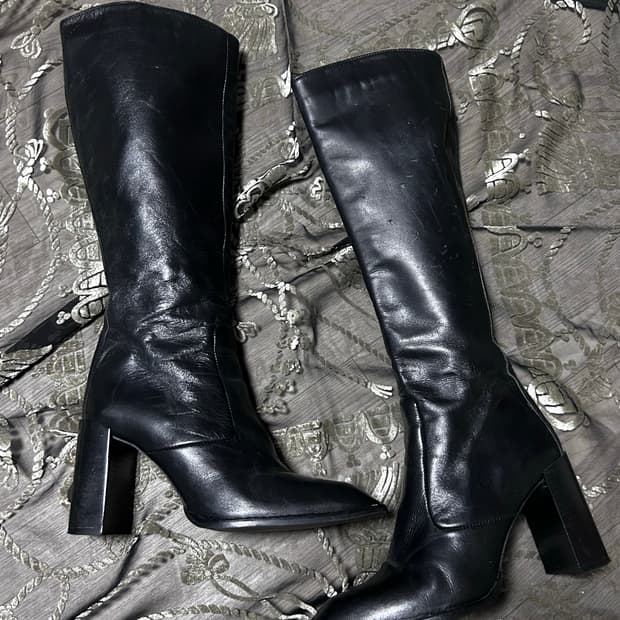 ZARA 소가죽 부츠 240