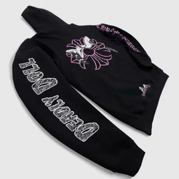 크롬하츠 deadly doll hoodie XL