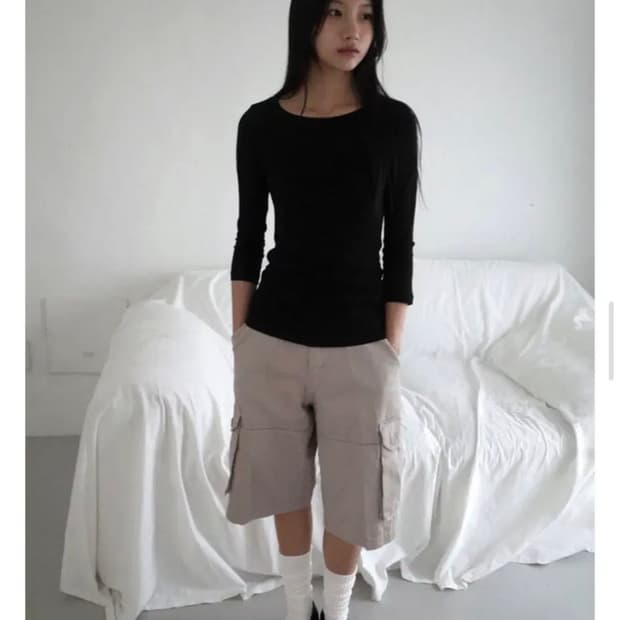 베이비랩 silket capri t(블랙)