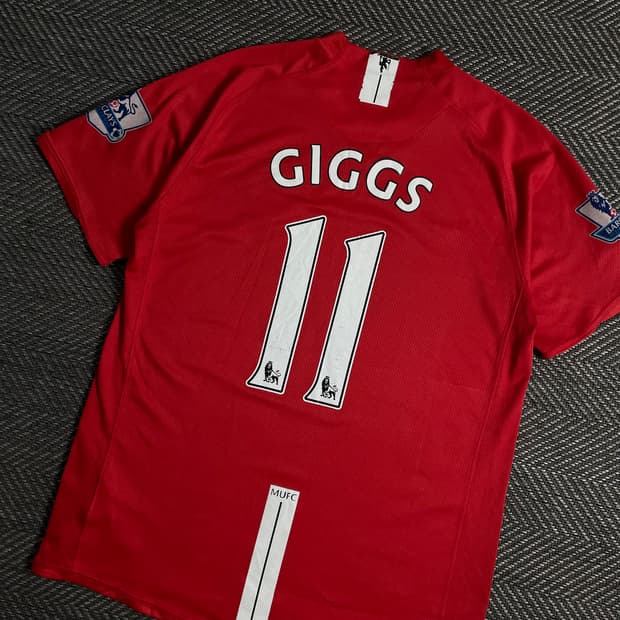 나이키 맨체스터 유나이티드 06-07 시즌 라이언 긱스 유니폼y 3490