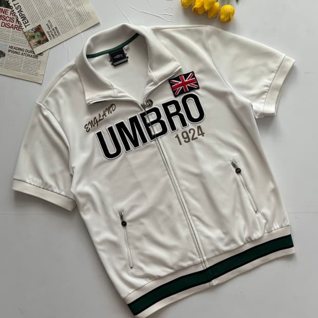 Umbro 엄브로 빈티지 잉글랜드 반팔 트랙 져지