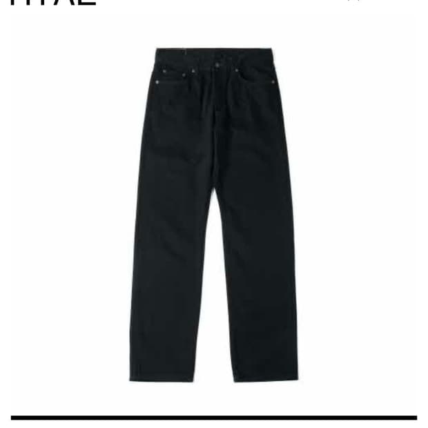 Hyae)1947 Cinch Back Raven Black Straigh