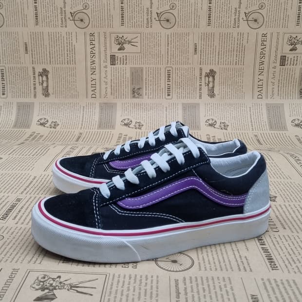 반스 스타일36 퍼플 여성스니커즈235