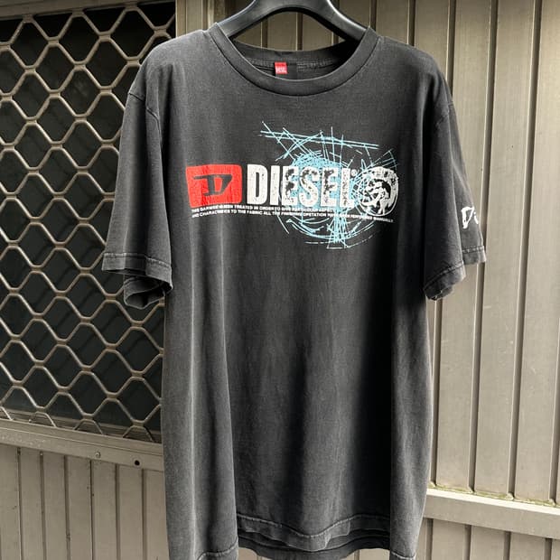 DIESEL old vintage logo tee
