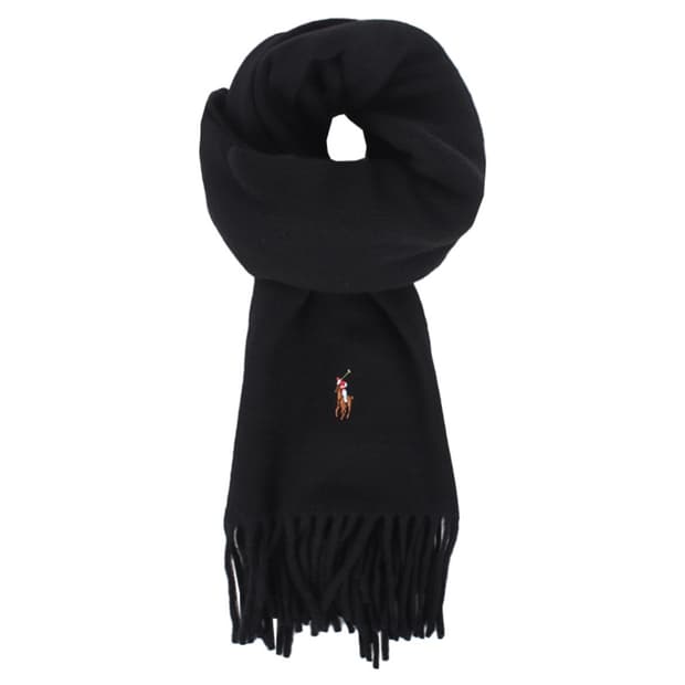 폴로 머플러 블랙