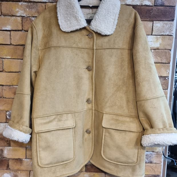 Ep.1 MATILDA  양털 무스탕 베이지