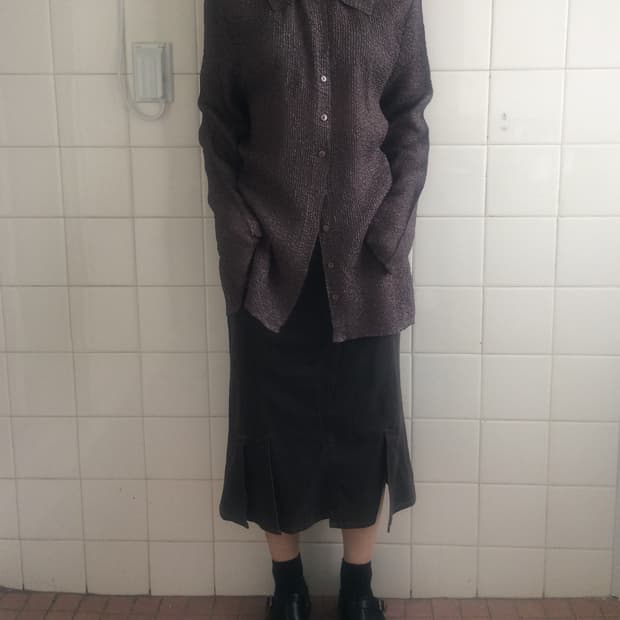 Pleats shirt