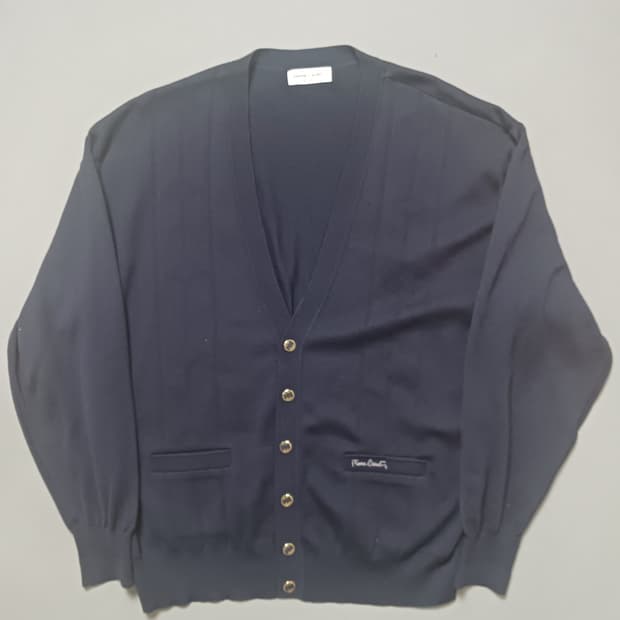[105] 피에르가르뎅 네이비 울 100% 가디건