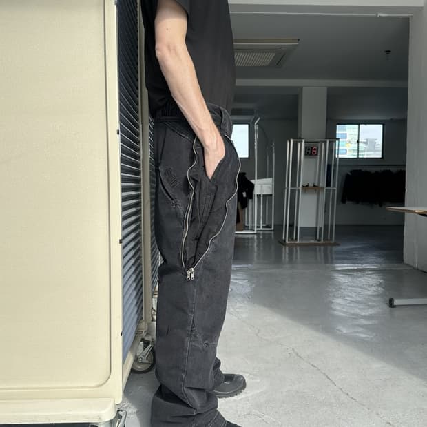 MPa TWO DIVISION POCKETS PANTS black