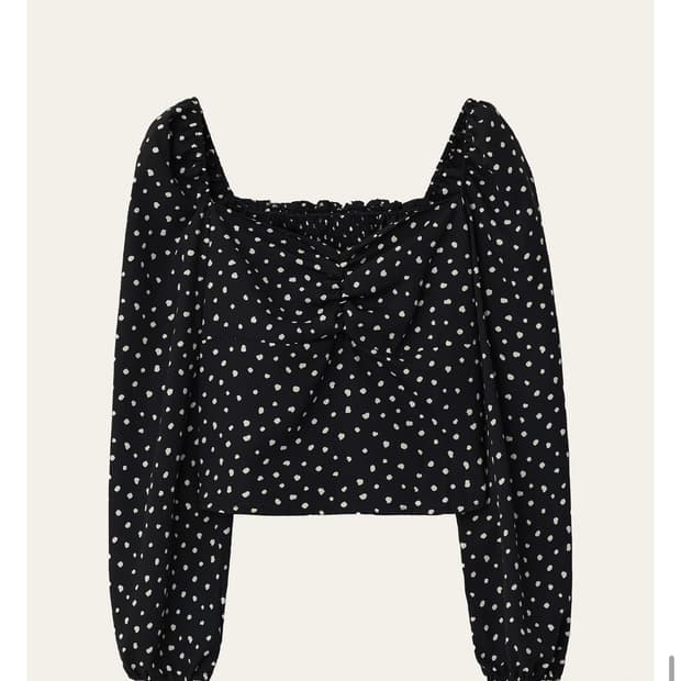 제니오 도트 블라우스