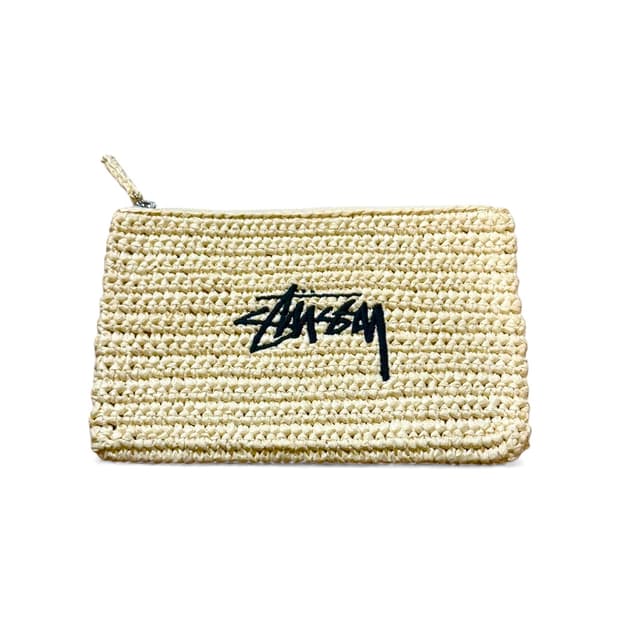 스투시 우븐 집 파우치 