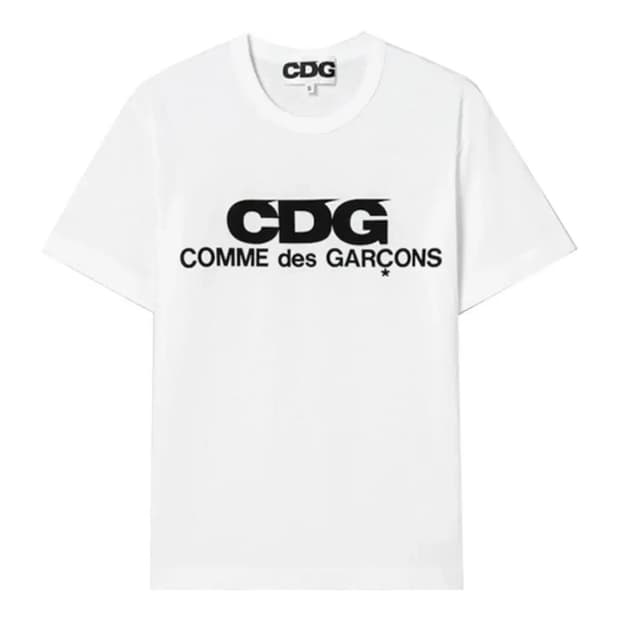 꼼데 CDG 반팔 블랙 화이트