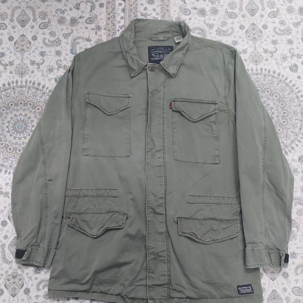 리바이스 카키 워크자켓 L