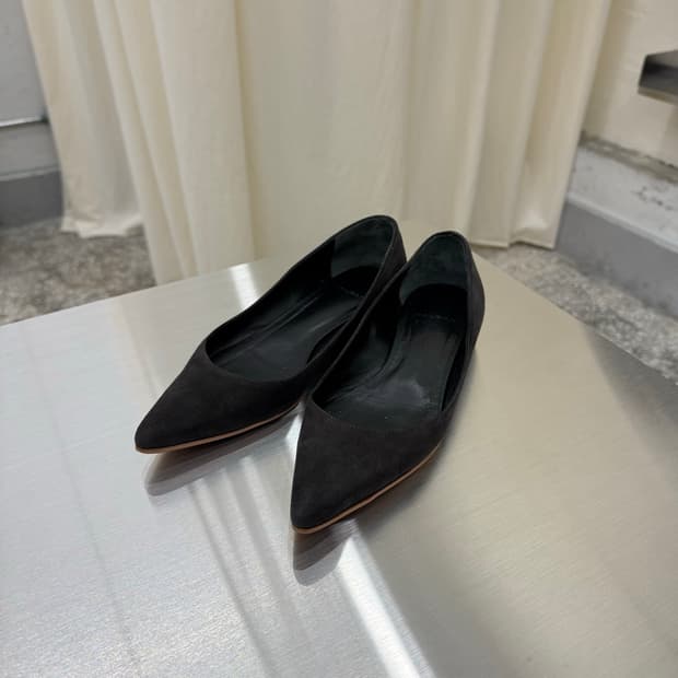 BALDAN 19SS Suede Pointed Toe Flat Shoes