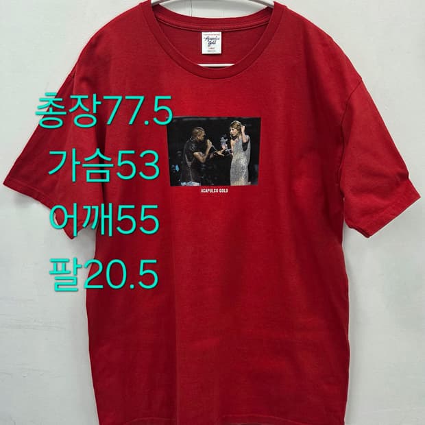 L 아카폴코 골드 Acapulco Gold 레드 프린팅 반팔 티셔츠