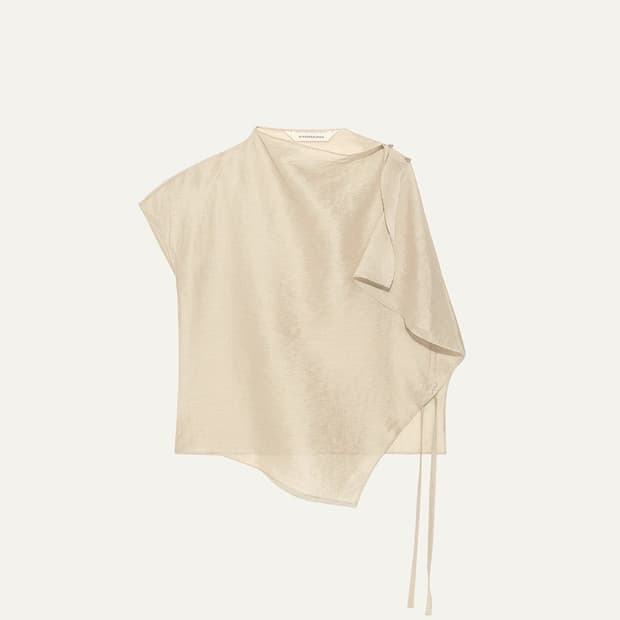 킨더살몬 Delphine Blouse Toasted Linen 