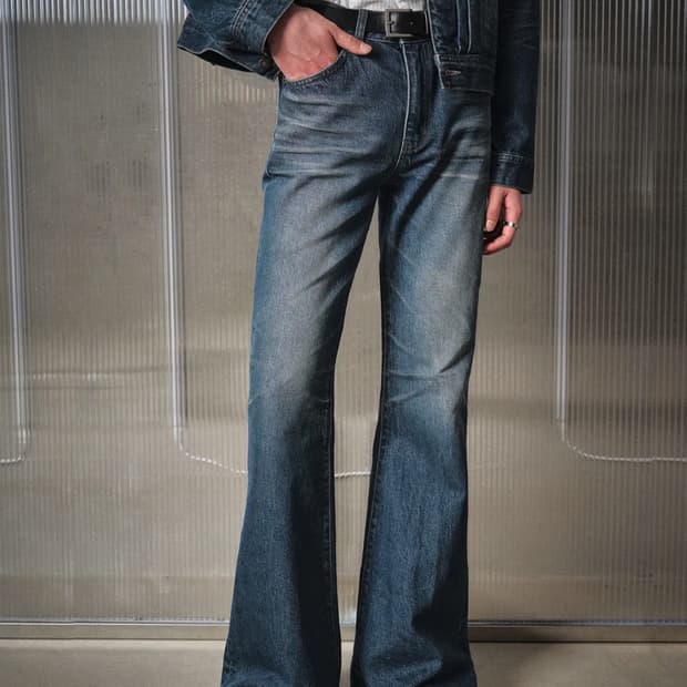 엘무드 잔느 플레어 데님 프렌치 블루 (44)