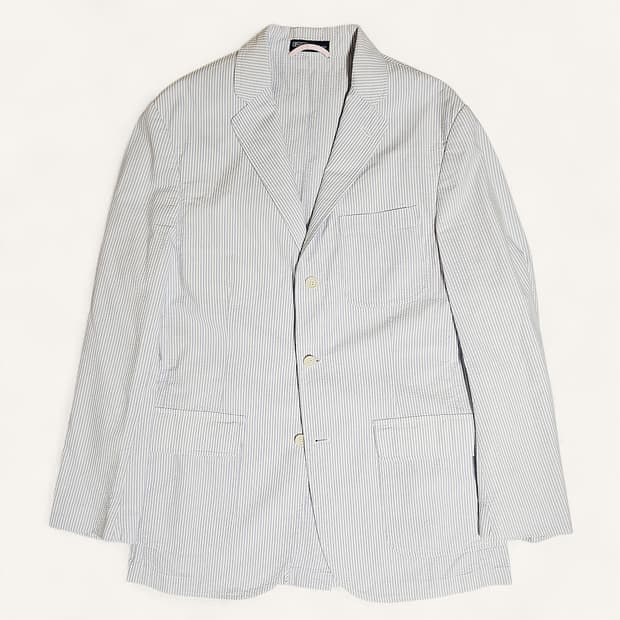 [L(105)][폴로 랄프로렌]00's시어서커 스트라이프 3버튼 블레이져