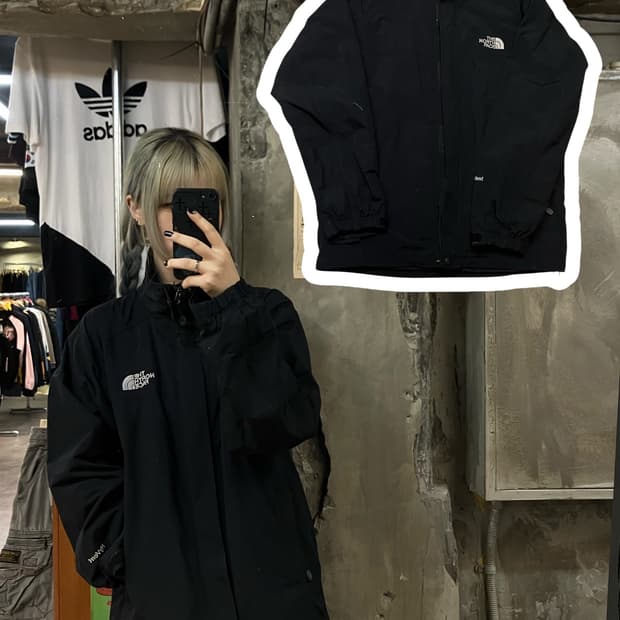 노스페이스 점퍼 블랙 M  #csz904