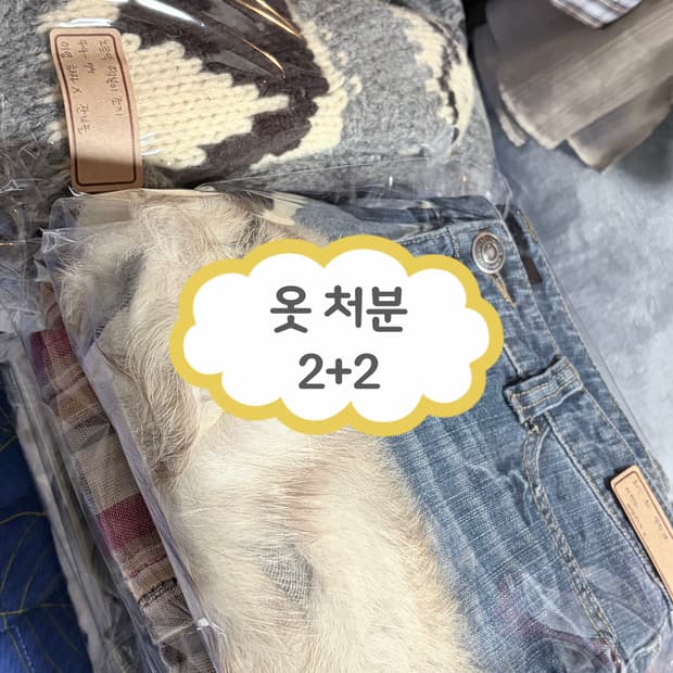 옷 처분 2+2
