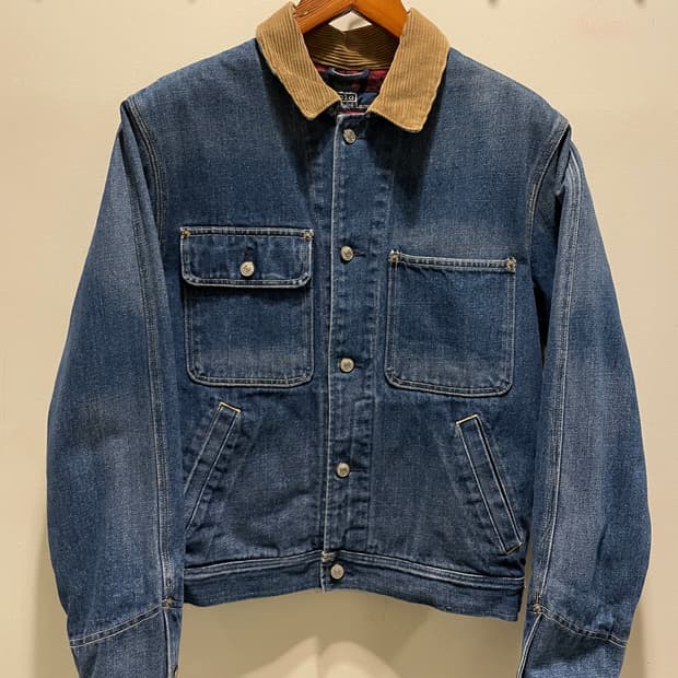 폴로 덩가리 데님자켓 M