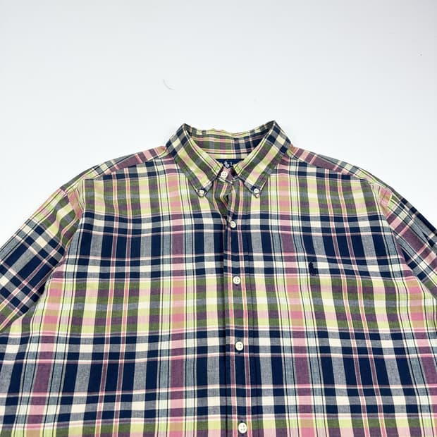 폴로 랄프로렌 포니 클래식 체크셔츠 (L)