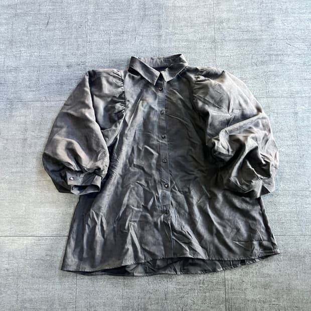 일본빈티지 하구미모리걸 달천깔페어리 프린세스깔 벌룬블라우스