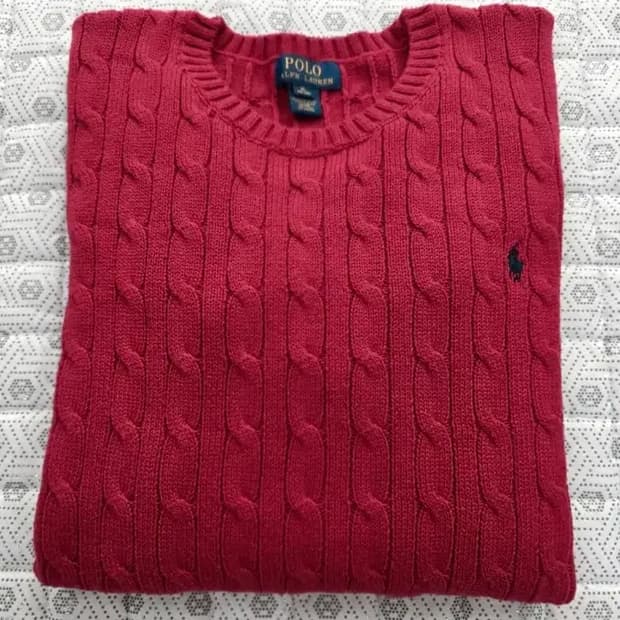 폴로 랄프로렌 키즈 케이블 니트 95