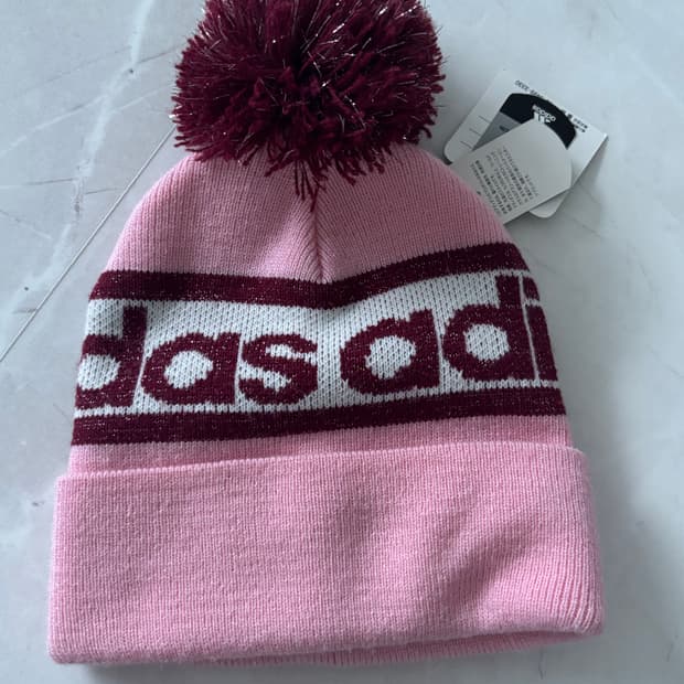 아디다스 폼폼 비니 핑크 OSFZ