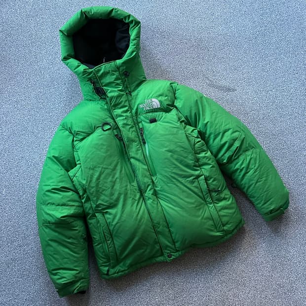 노스페이스 그린 히말라야 패딩