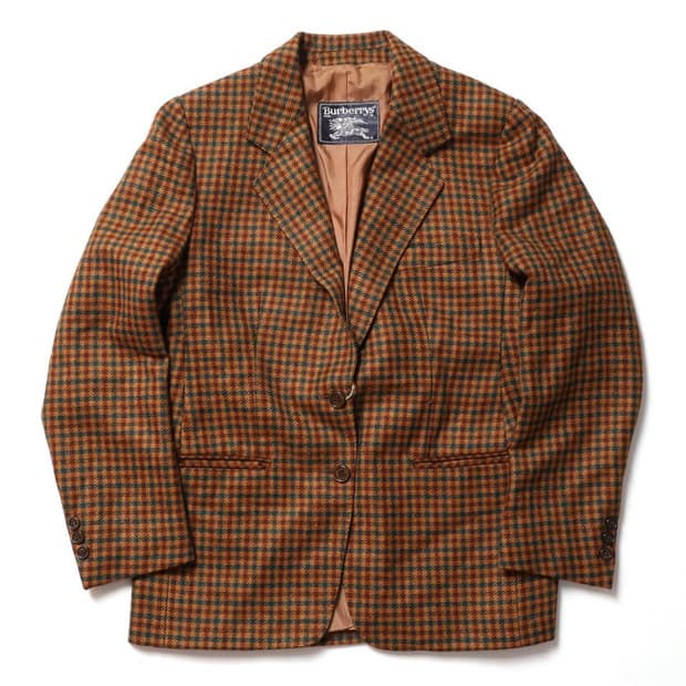 버버리 Burberrys 3B Check Pattern Blazer   