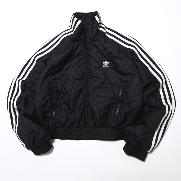 아디다스 OG 크롭 퀄팅 패디드 트랙탑 자켓