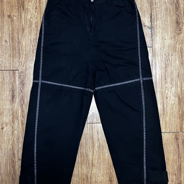 예스아이씨 와이드 팬츠 블랙 L