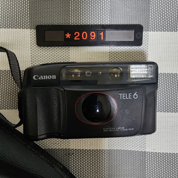 캐논 오토보이 텔레 6 DATE 하프 필름카메라 파우치포함