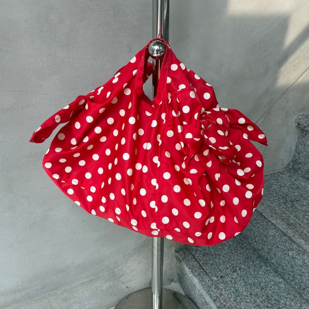 꼼데가르송 걸 리본 백