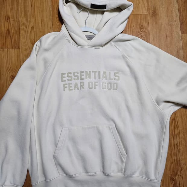 피어오브갓 에센셜 로고 후드