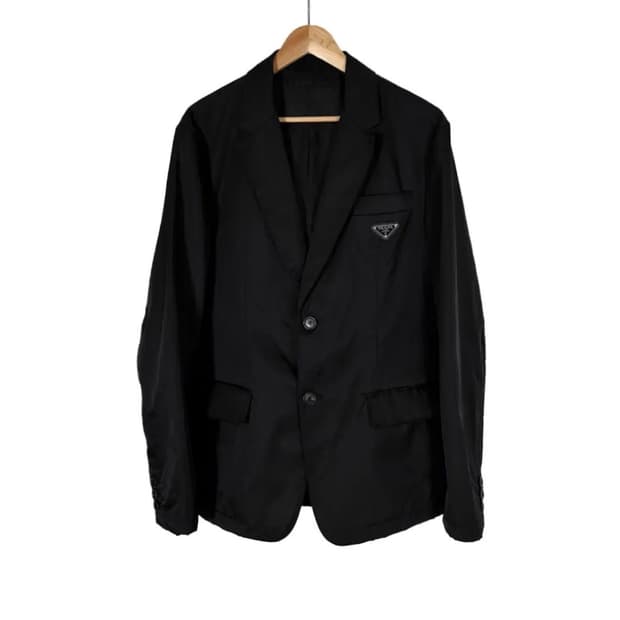 프라다 리나일론 남성 자켓 블랙 52(105,xl) 블레이저