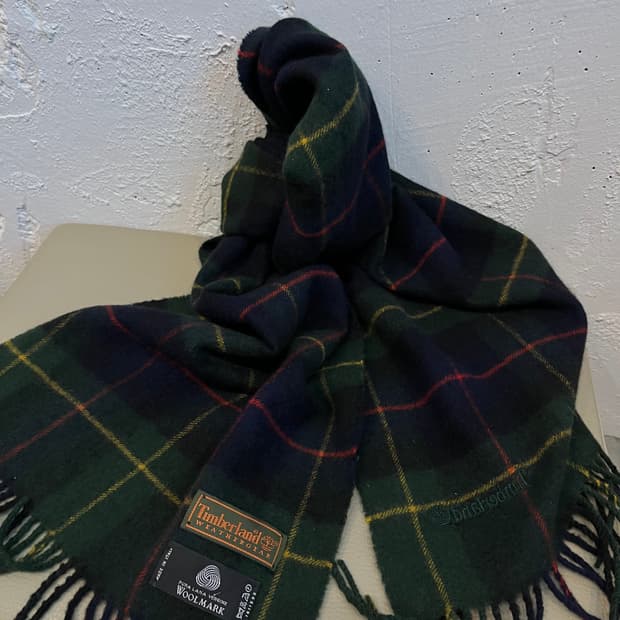 팀버랜드 퓨어울 클래식 머플러 Made in ITALY