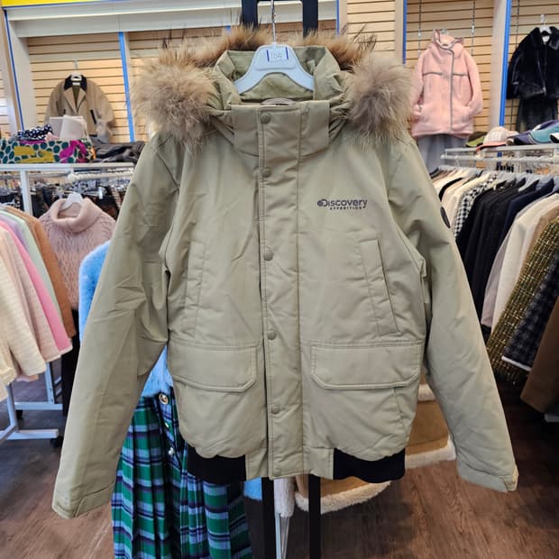 no.105 디스커버리 숏마운틴 쿡 덕다운 패딩(90)