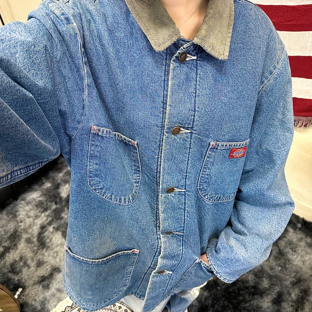 90s 디키즈 블랭킷 초어자켓